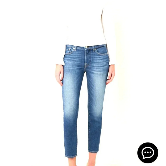 7 for all mankind | Roxanne  Straight leg Jeans  - Size 27 - Picture 1 of 9
